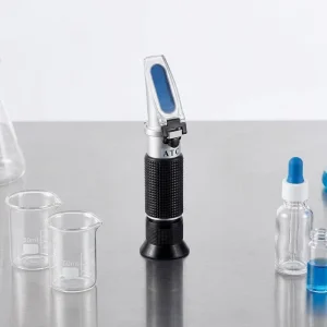 Professional Precision Portable Handheld Refractometer with 0 32% Brix Range 0.2% Accuracy 1 Year Warranty