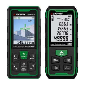 Professional Rechargeable Digital Handheld Green Laser Rangefinder IP68 4X Magnification 8 Field View for Accurate Distance