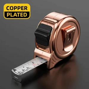 Professional Retractable Carbon Steel Blade Tape Measure 7.5M Length Durable Highly Accurate Transparent Copper Plating