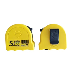 Professional Retractable Tape Measure 5m 7.5m ABS Plastic Case Manual Lock Carbon Steel Blade High Visibility Customized WT