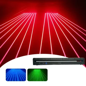 Professional Stage Lighting 8 Eyes Laser Light RGB 3IN1 DMX 512 Controller DJ Laser Lights for Bar Disco Event Party Wedding