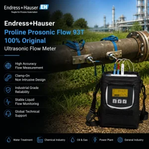 Proline Prosonic Flow 93T Ultrasonic Flow Meter High Accuracy Clamp on Flow Measurement Instrument