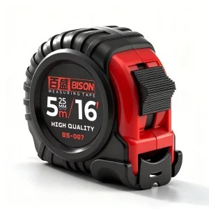 Promotional Tape Measure with Logo 5m Retractable Carbon Steel Imperial and Metric Thick Rubber Coated Anti-Drop