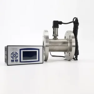 Pulsating Turbine Flowmeter Digital Flowmeter 4-20mA Analog Liquid Flowmeter Stainless Steel IP65 Protection High Accuracy OEM