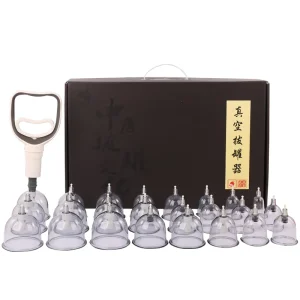 Pump type Household Plastic Suction Cup Device with Massage Function 24 piece Set of Suction Cup Therapy Kit