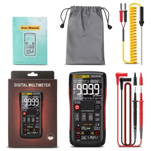 Q1 Digital Multimeter 9999 Counts AC DC Multimeter for Measuring Capacitance