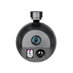 Q20KTIRM 4K 20X Optical Zoom EO IR 3km Laser Rangefinder Triple Sensors Object Tracking Gimbal Camera