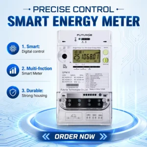 QSM11 Single Phase STS Smart Energy Meter with LCD Display GPRS/3G/4G Multi-tariff for Residential & Commercial Power Monitoring