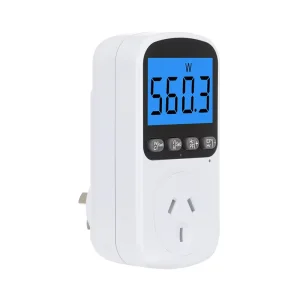 Quality Certification PM10 Plastic Multiple Plug Safety Wireless Power Meter