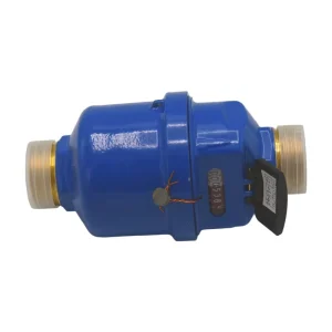 R200 Vertical Brass Body Volumetric Water Meter IP68 OEM Rust Resistant Mechanical Meter Residential Building Pipeline