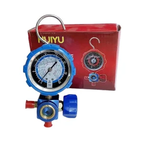 R410A R134 Low Pressure Copper Single Manifold Gauge Set for Refrigeration Easy Install 5 Year