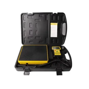 RCS 220Pro Electronic Refrigerant Scale 100kg/220lbs Dual Line LCD Display High Precision HVAC Weighing Scale
