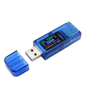 RD AT34 USB 3.0 DC Voltage Current Tester Voltmeter Ammeter Color LED Display Battery Charger Power Bank USB Meter