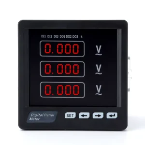 REHE RM 3AV33 Digital Panel LED Display Energy Metering System Single Phase AC Voltage Meter with RS485 Measures AC Current