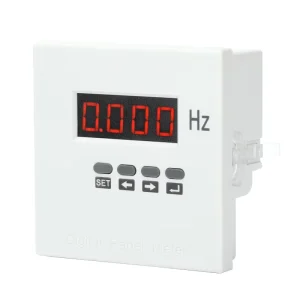 RH F31J High Precision Measurement Frequency Meters 96*96mm Slim Type Single Phase AC Hertz Meter
