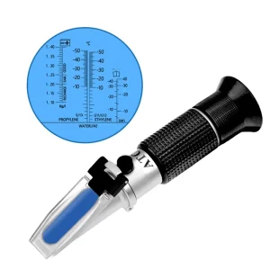 RHA 503ATC Portable Handheld Refractometer Car Battery Fluid Freezing Point Antifreeze Tester Coolant Refractometer