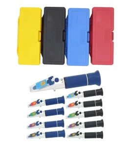 RHB-20ATC Portable Pocket Brix 0-20% Refractometer Oil Testing with LED Light