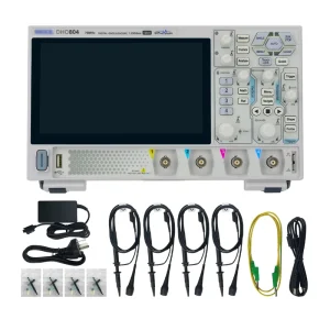 RIGOL DHO804 70MHz 4-Channel 12Bit Portable High Resolution Digital Oscilloscope with 7-inch Touch Screen with 4PCS 150MHz Probes
