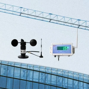 RIKA RK150 01 Wired and Wireless Anemometer Wind Speed Meter Display Recorder for Crane