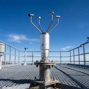 RIKA Stainless Steel Aluminum Alloy Ultrasonic Anemometer with 0 60m/s Wind Speed Range for AWS