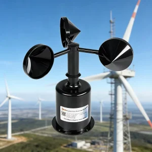 RK100-02 Wind Turbine Cup Anemometer 4-20mA Pulse RS485 Wind Speed Sensor for Renewable Energy Wind Farm