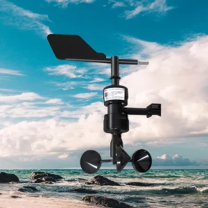 RK120 01 Rugged Mechanical Wind Speed Direction Sensor IP65 Waterproof Anemometer for Outdoor Use
