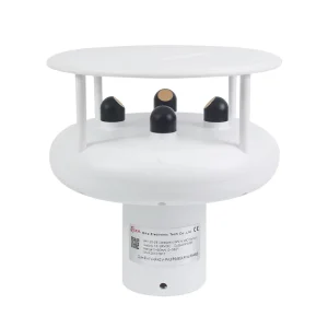 RK120-03 Auto Heating ASA Material -40~+70 4-20mA RS485 Output 0.01m/s Resolution Ultrasonic Anemometer Wind Speed