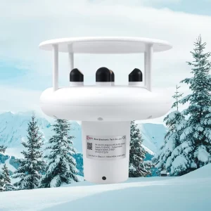 RK120-03 Compact Integrated Rs485 Ultrasonic Anemometer Wind Speed Direction Atmospheric Pressure Sensor Automatic Heating