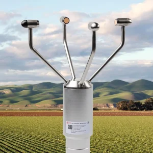 RK120 08 Stainless Steel Ultrasonic Wind Sensor Corrosion Resistant No On site Calibration for Solar PV Power Plant Monitoring