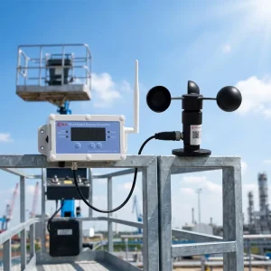 RK150-01 Wireless Wind Speed Anemometer EN280 10A Relay for Scissor Lift Boom Lift High Altitude Work Platform Safety
