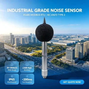 RK300-06 Environment Air Quality Monitoring Noise Sound Voice Level Detection Meter Sensor for Buildings Smart City