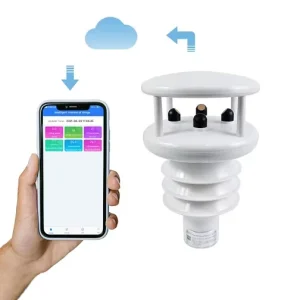 RK900 10 PM2.5 PM10 Cellular 4G Temperature Humidity Precipitation API Ultrasonic Combined Weather Station Sensor IP65