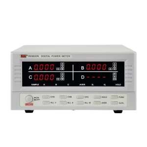 RK9830N 3 Phase Electric Quantity Measuring Instrument Digital Power Meter Bench Digital Wattmeter 600V 40A 41.5kW