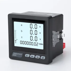 REHE RM 3D3Y AC Multifunction Meter Electric Power Multi Meter Monitoring Smart LCD Display Three Phase Digital Multimeter