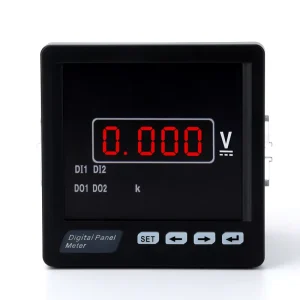 RM-DV31 Single-Phase Digital Panel Voltmeter 96*96mm Power LED Display RS485 Connectivity Digital Voltage Meter