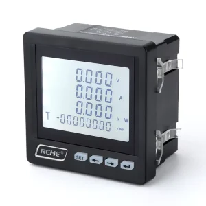 RN-D3Y Power Energy LCD Display Multifunction Meter AC 220V A V HZ RS485 Single Phase Digital Multimeter