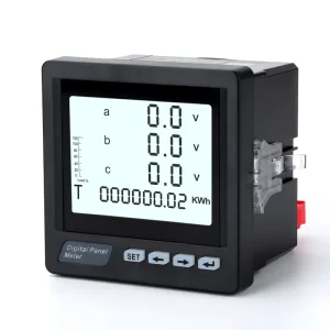 RP RM 3AV3Y LCD Display Three Phase Digital Voltage Meters High Precision AC 0 600V 3 Phase Digital Panel Voltmeter RS485