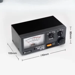 RS 101 1.8 60MHz SWR & Power Meter with LED Backlight and 30W 300W 3KW Adjustable for Short Wave Radio