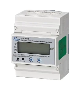 RS485 4P 0.25-0.5(80)A/20(80)A Direct Three Phase Guide Rail Multi-Function Prepaid Electric Sub/Power Meter Energy Meters