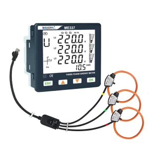 RS485 ME337 Smart Single 3 Phase Kwh LCD Multi Function Mobdus RTU Smart Meter Energy Meter