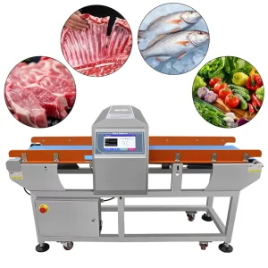 RT 1212 Multi Frequency 304 Stainless Steel IP54 Rated 10 Inches Sensitivity Aluminum Foil Bags Industrial Metal Detectors