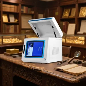 Radiation Shielded XRF Gold Analyzer Active Protection Safe Precious Metals Purity Testing Machine