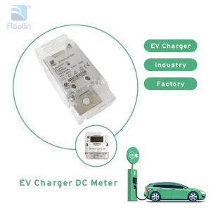 Reallin J50157 UL&CE Certified 1000V 500A DC Energy Meter for Electric Vehicle Charging Piles stations