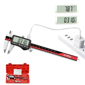 Rechargeable Digital Caliper Large screen 0-150mm Range Stainless Steel Micrometer 150/200/300mm Measuring Capability