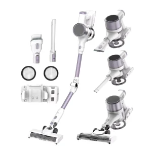 Rechargeable Stick Vacuum Cleaner Cordless Lightweight Portable Outdoor Garage ROHS Certified HEPA Filtration