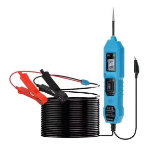 Red Automotive Battery Tester 7-36V LCD Display Universal Fitment Drive Test Pen for Electrical System and Circuit Testing