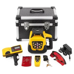 Red Laser Level Construction Laser Leveler Rotary Laser Leveling Machine with Red Beam