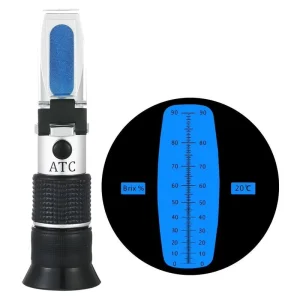 Refractometer 0 90 Brix Hand Refractometer for Determine the Sugar Refractometer