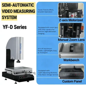 Reliable Economical Precise Video Measuring System Testing Equipment