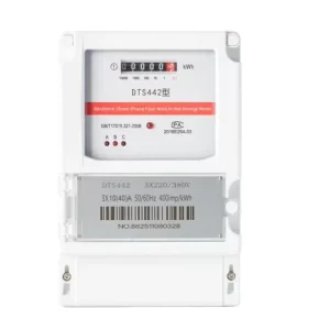Reliable Three Phase 4 Wire Electric Energy Meter for Workshop Power Consumption Monitor 380V 20A KWh